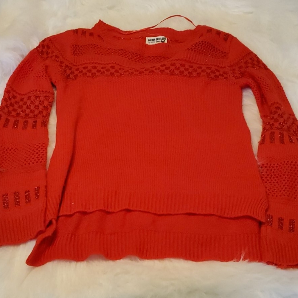 Red sweater
